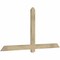 Ekena Millwork Eugene Rough Sawn Timber Gable Bracket, Douglas Fir, 72"W x 36"H x 2"D x 4"F, 12/12 Pitch GBW072X36X0204EUG00RDF - alternate 3